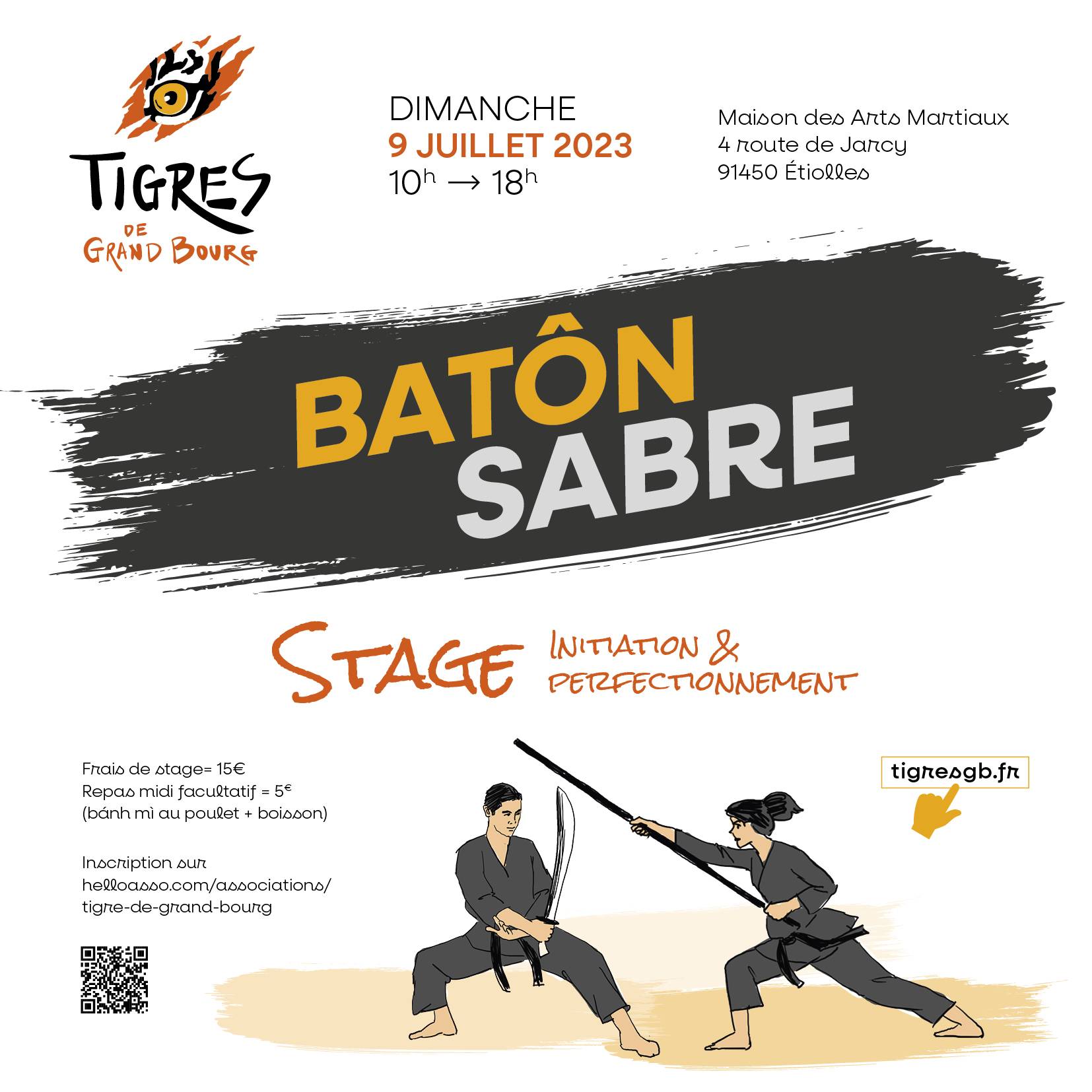 Affiche Stage Armes